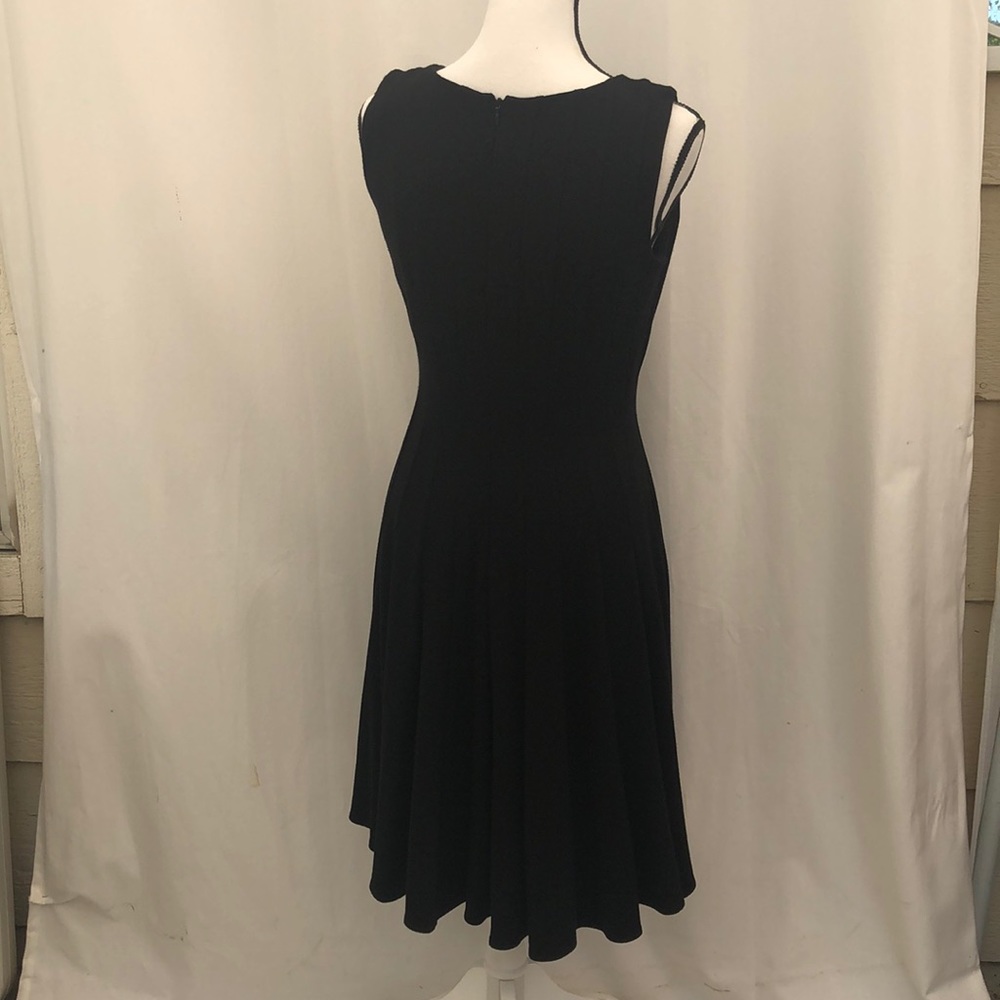 Calvin Klein black pleated dress size 4 - Picture 4 of 8